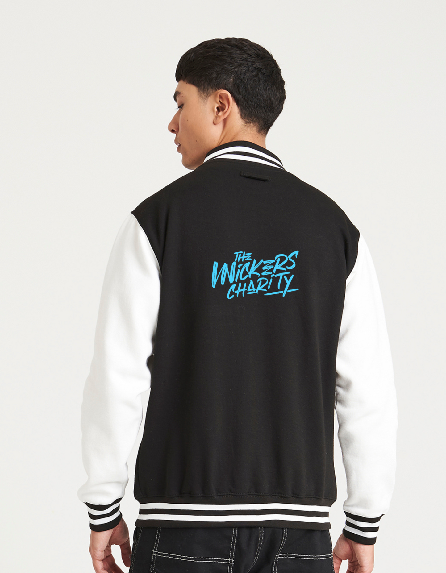 The Wickers Charity 2 Stripes Premium Baseball Jacket