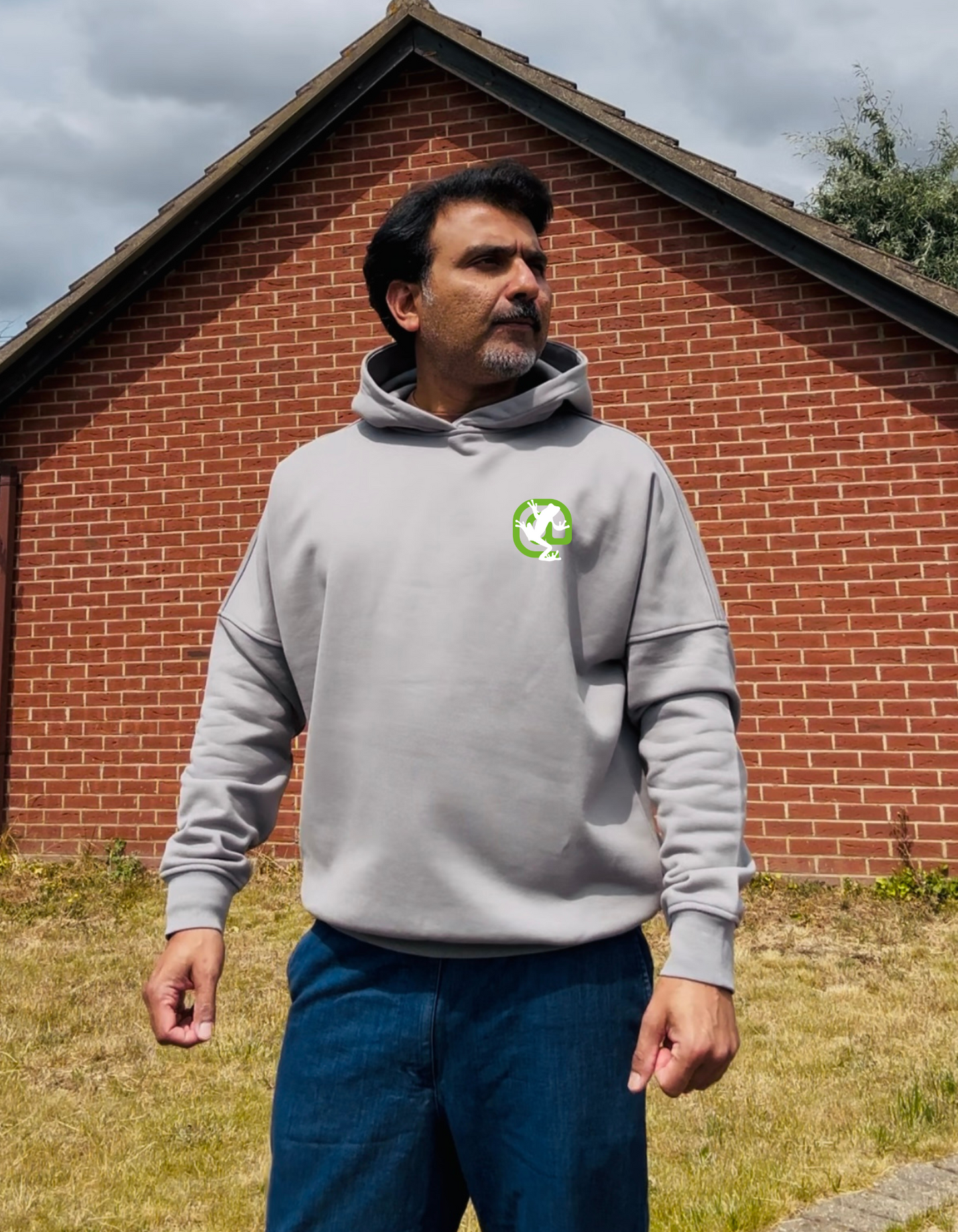 Screaming Frog Super Premium 100% Cotton 500 GSM Unisex Drop shoulder Hoodie