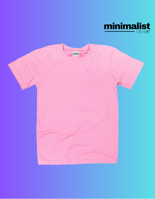 Pink Kids Cotton T-shirt