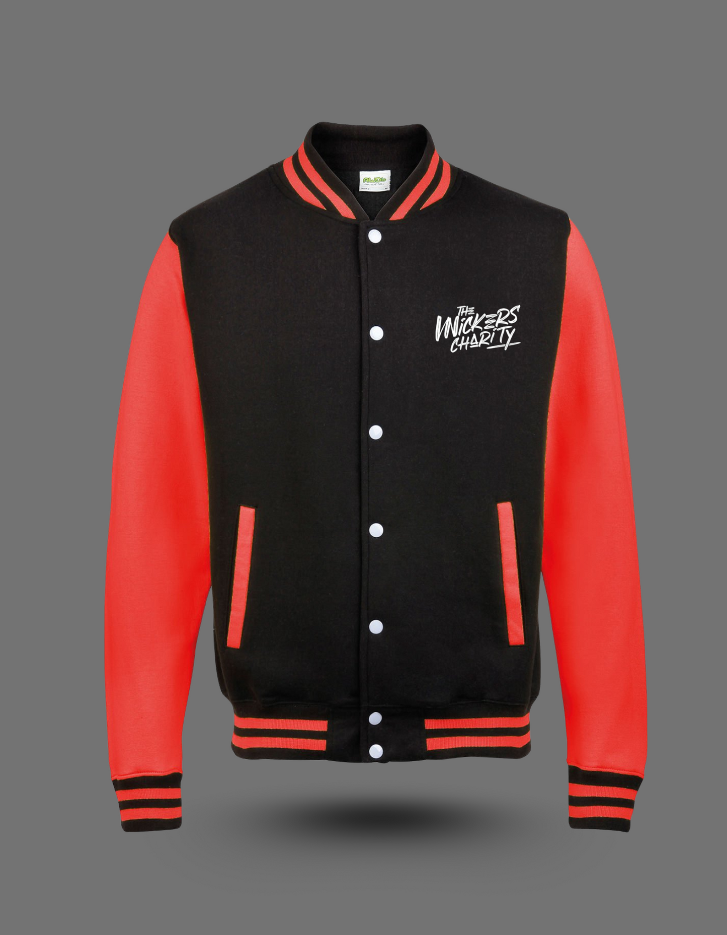 The Wickers Charity 2 Stripes Premium Baseball Jacket