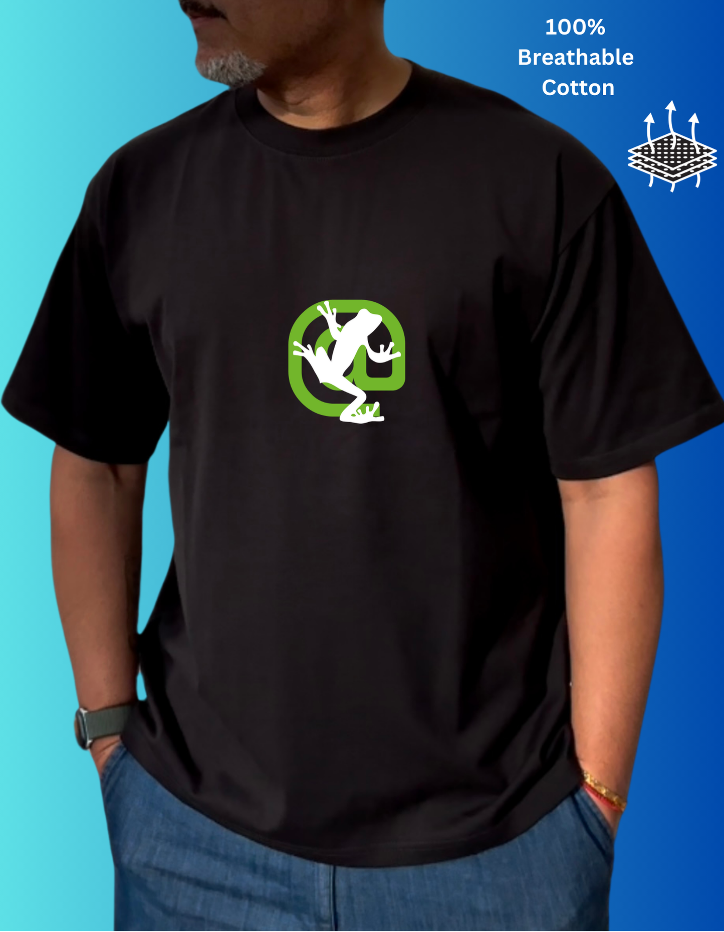 Screaming Frog Unisex Oversized Premium Cotton T-shirt