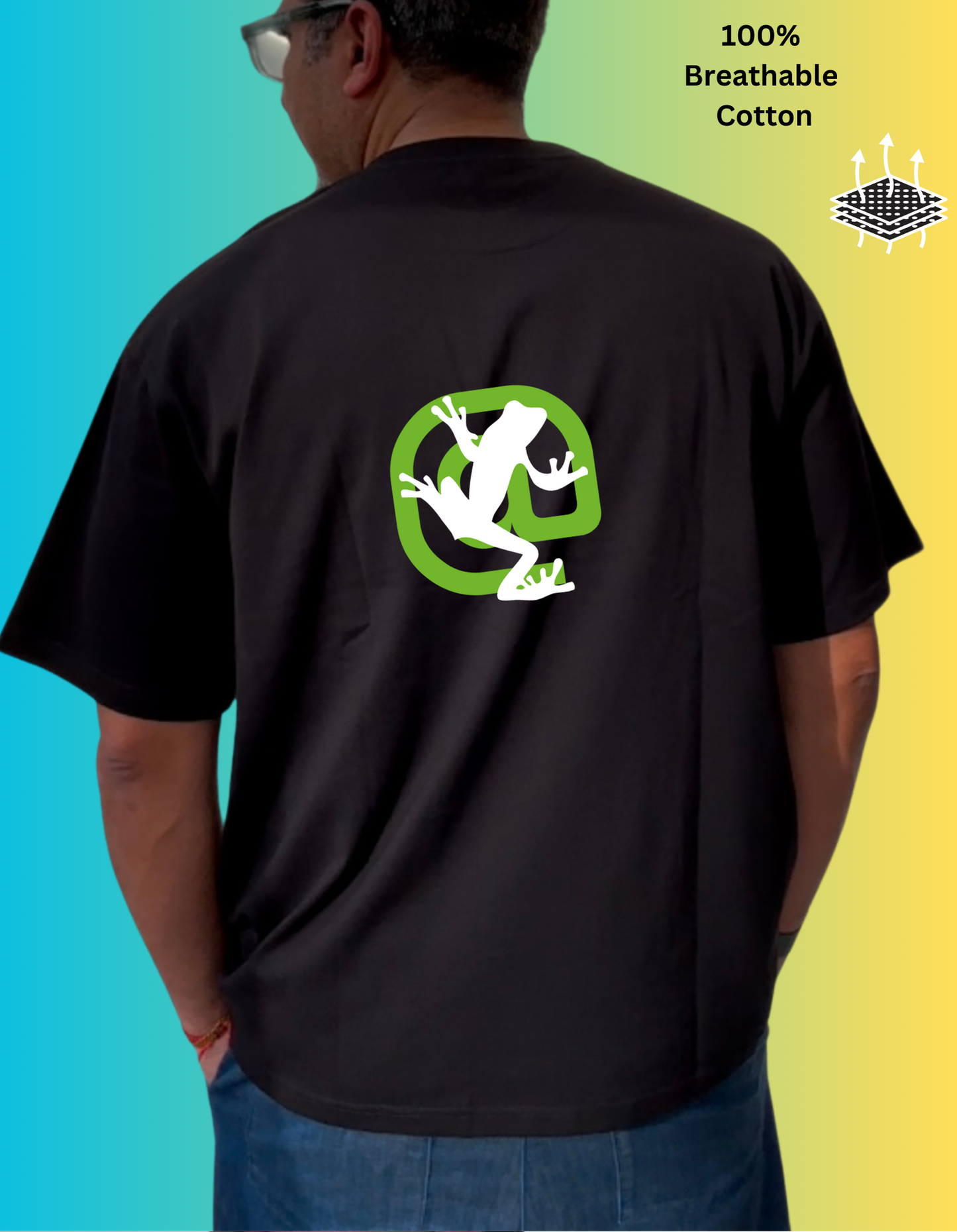 Screaming Frog Unisex Front and Back Branded Premium Cotton T-shirt