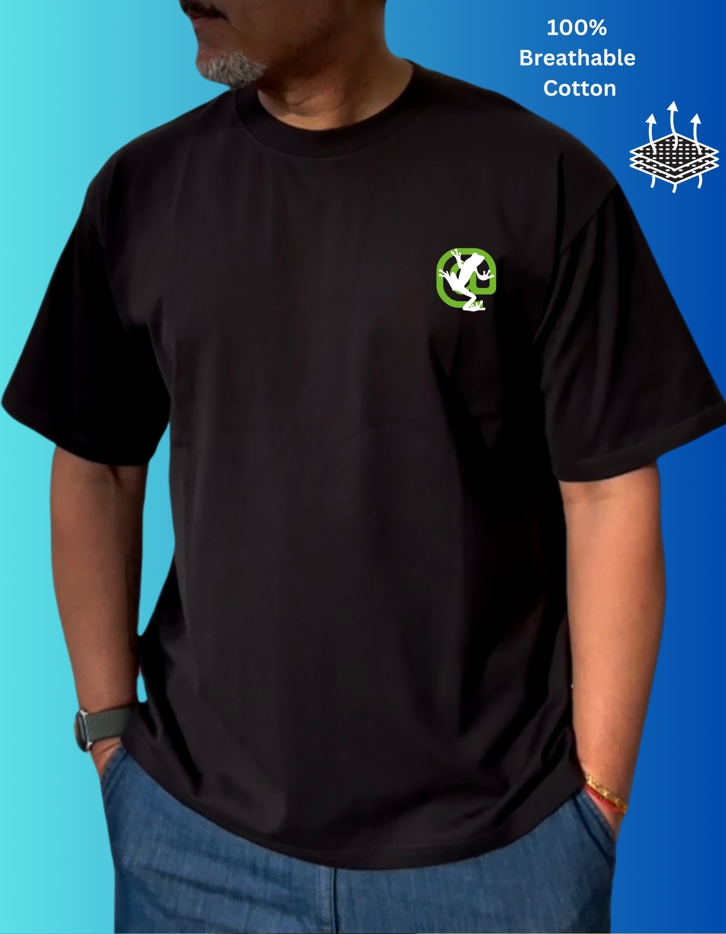 Screaming Frog Unisex Front and Back Branded Premium Cotton T-shirt