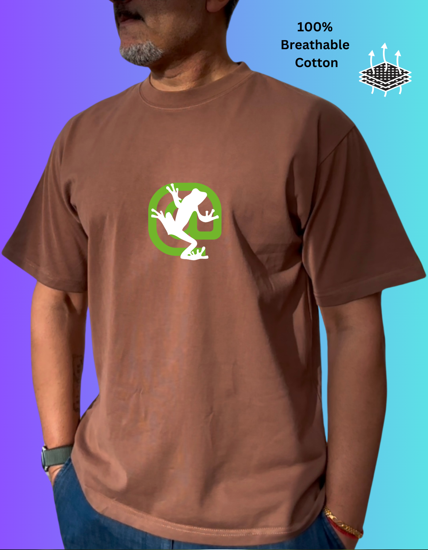 Screaming Frog Unisex Oversized Premium Cotton T-shirt