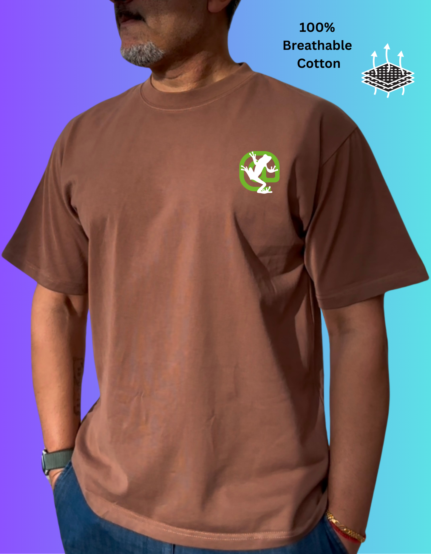 Screaming Frog Unisex Front and Back Branded Premium Cotton T-shirt