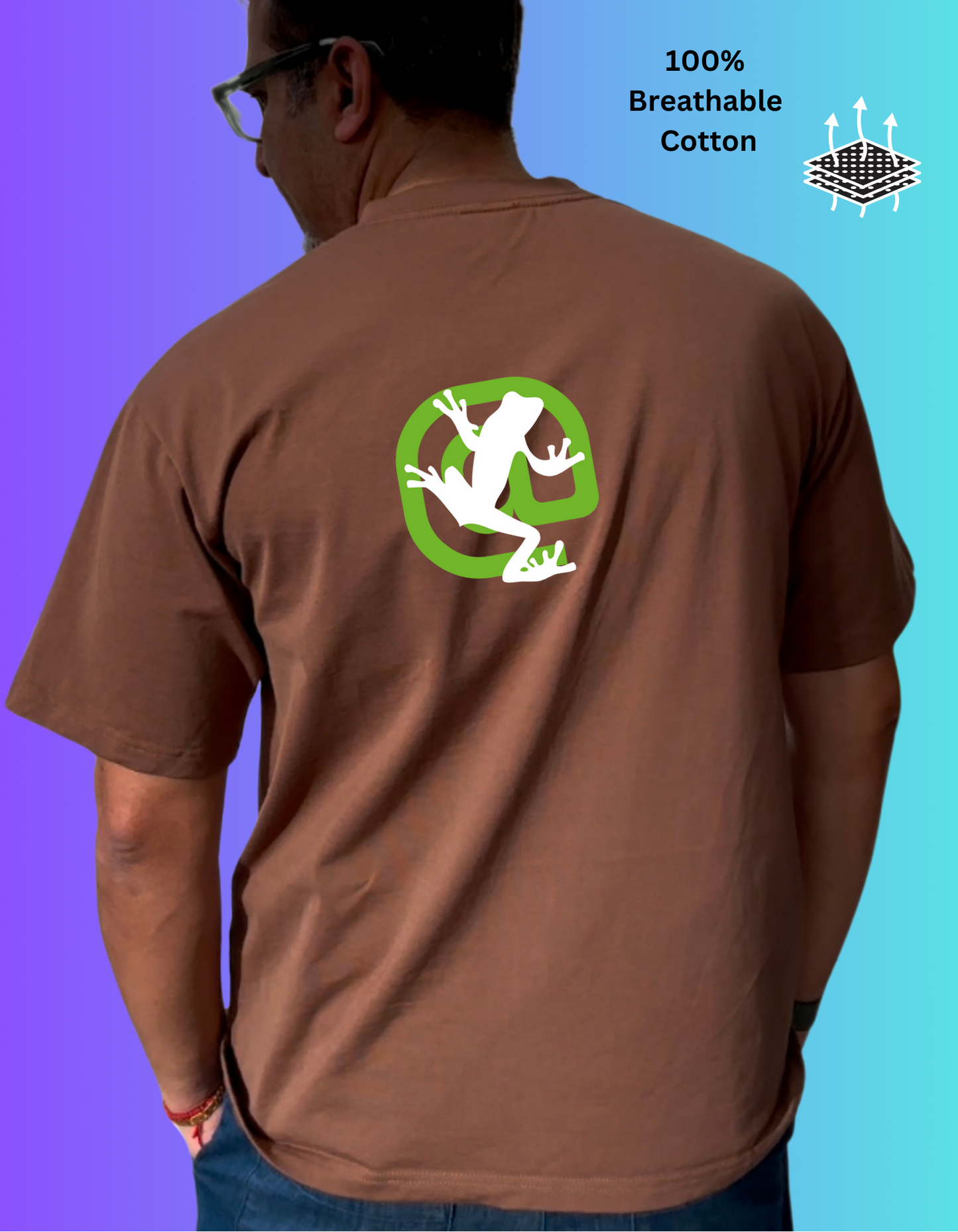 Screaming Frog Unisex Front and Back Branded Premium Cotton T-shirt