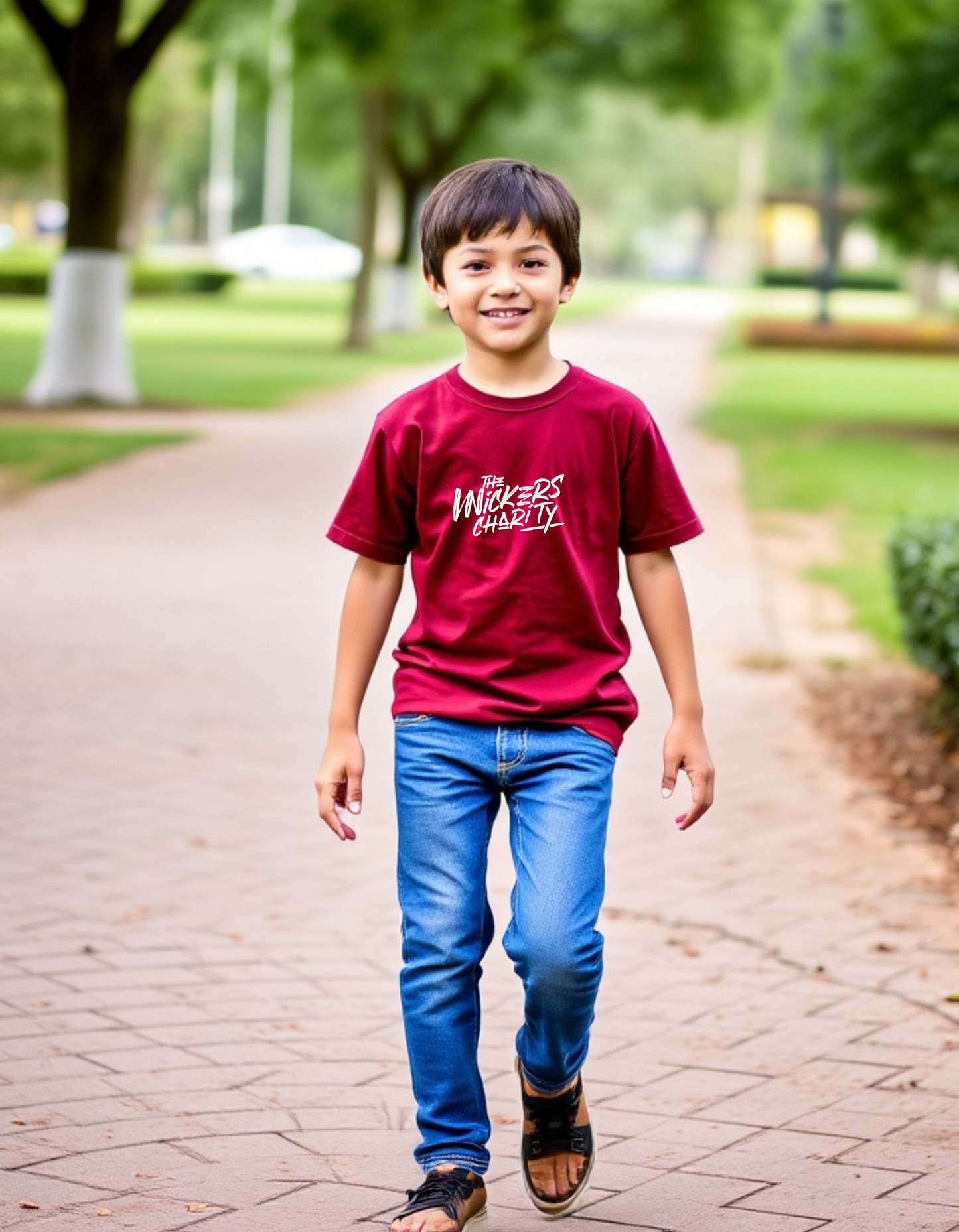 Kids Premium Cotton T-shirt by The Wickers Charity