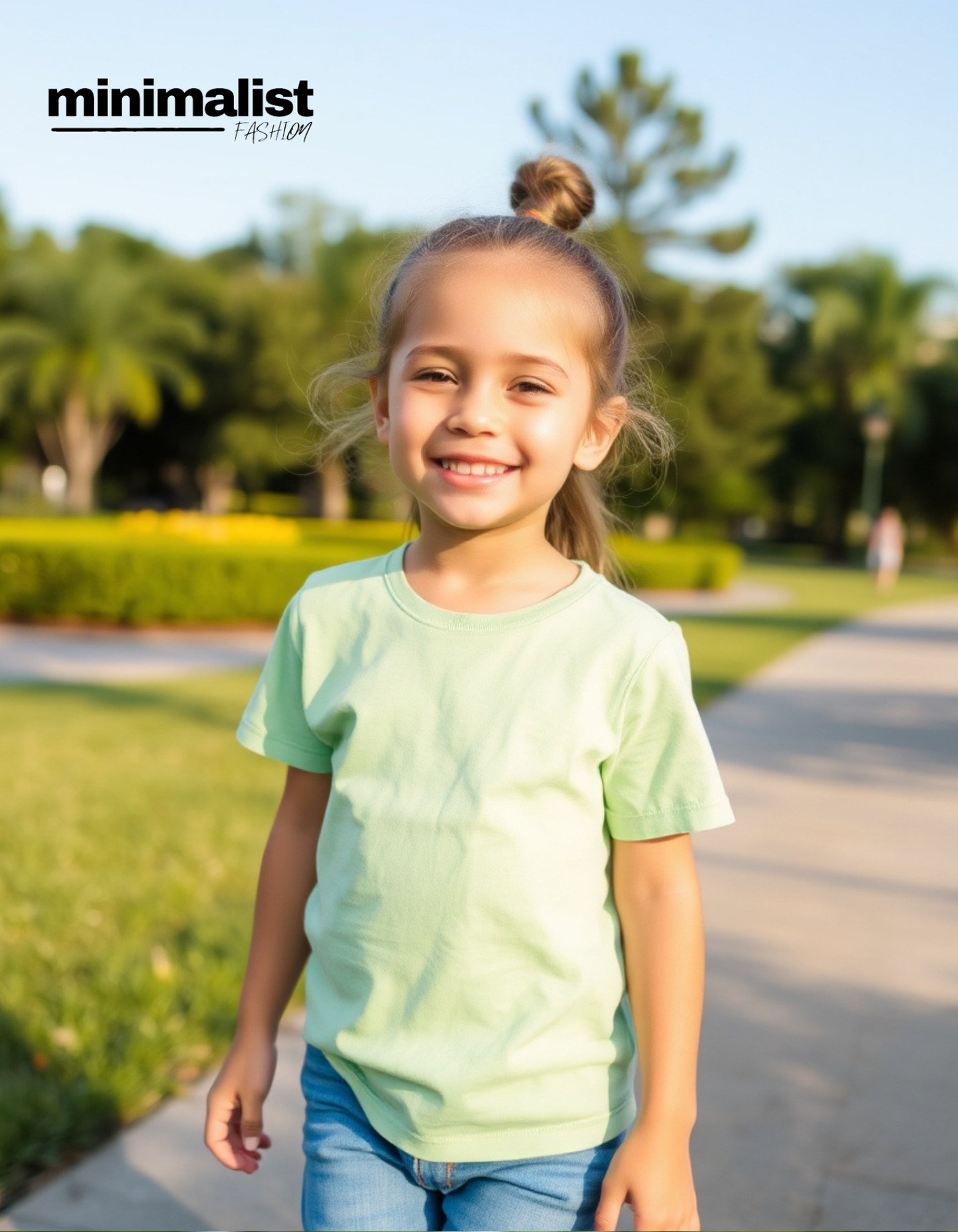 Green Kids Cotton T-shirt