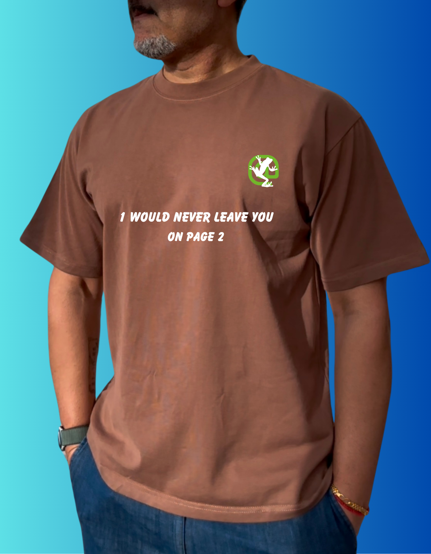 Screaming Frog Unisex Quirky Lines Oversized Premium Cotton T-shirt
