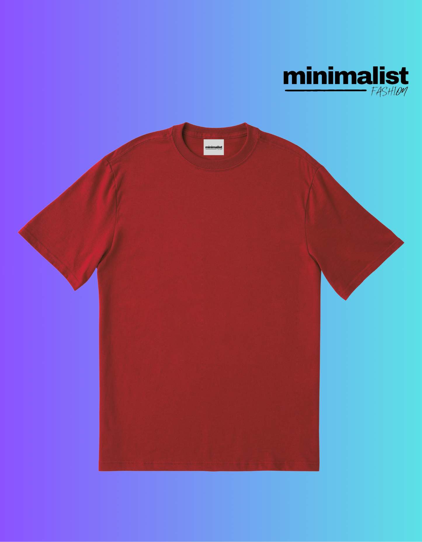 Burgundy Kids Cotton T-shirt