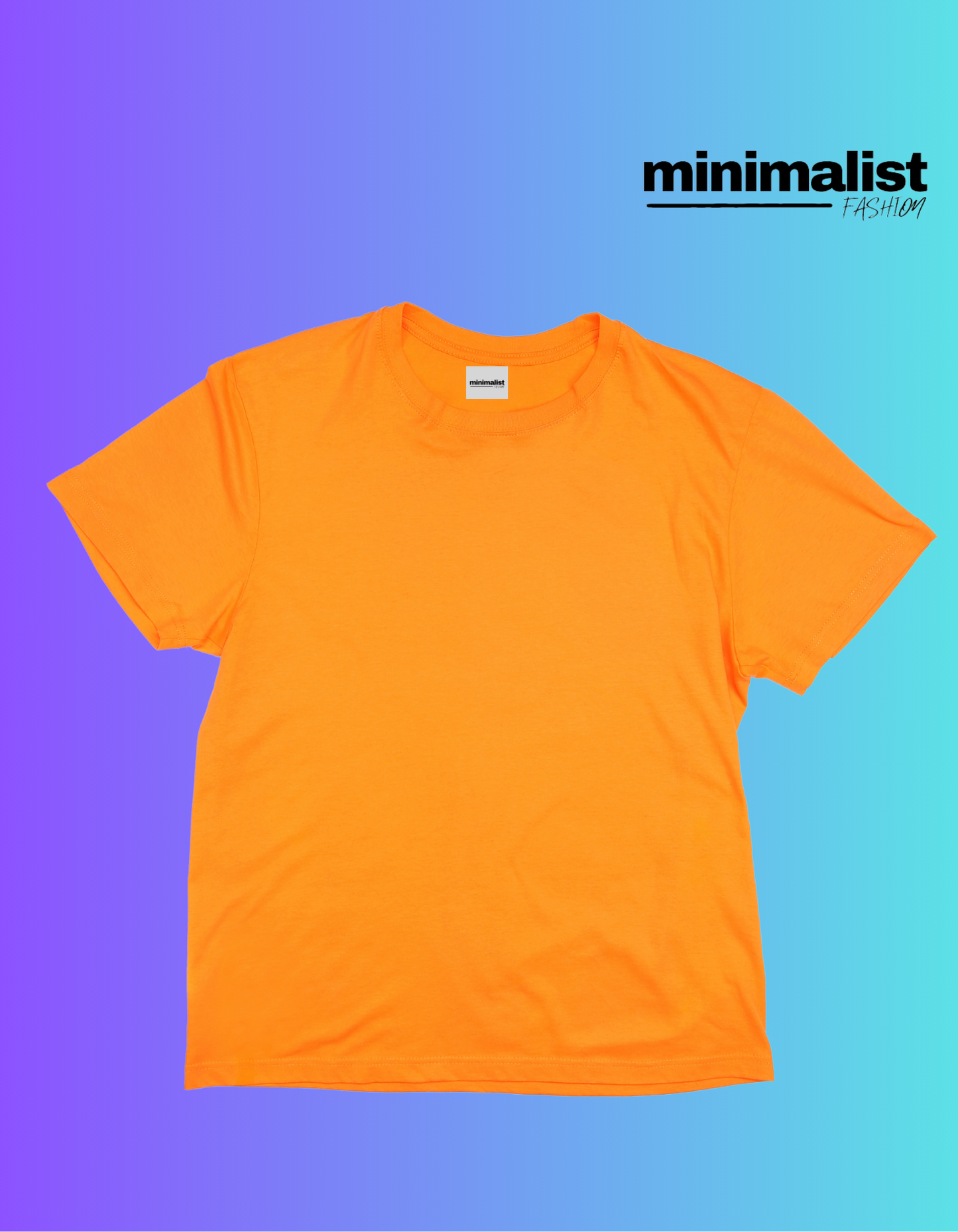 Orange Kids Cotton T-shirt