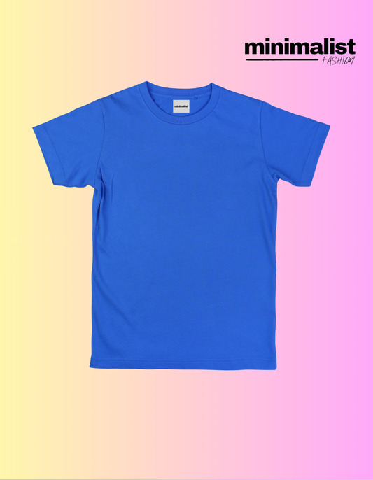 Blue Kids Cotton T-shirt