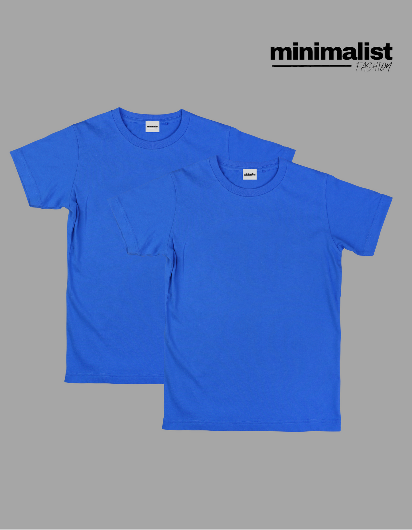 Blue Kids Cotton T-shirt