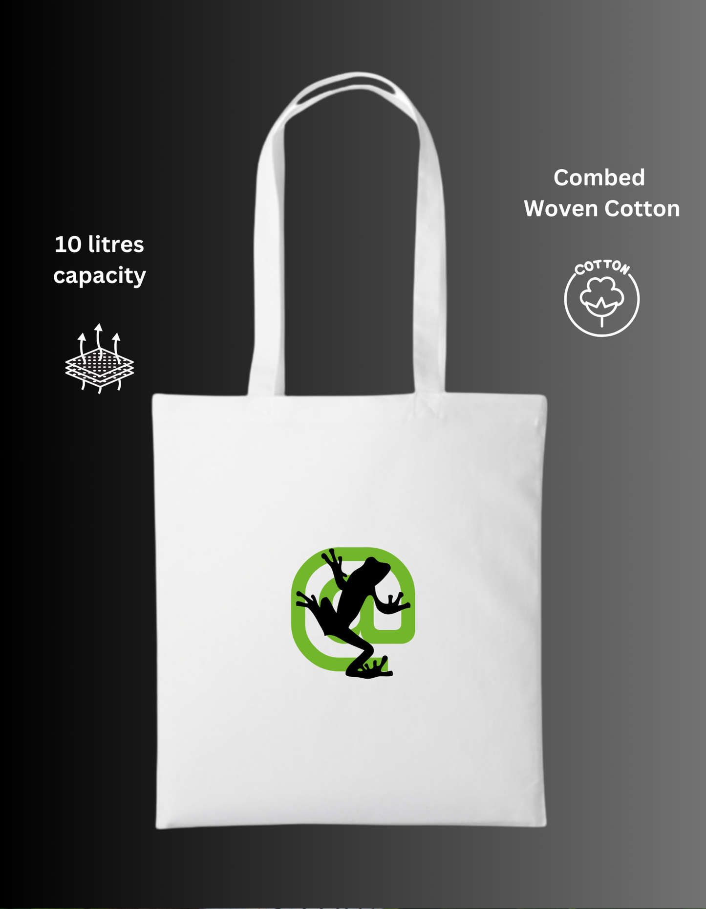 Screaming Frog Tote Woven Cotton Bags