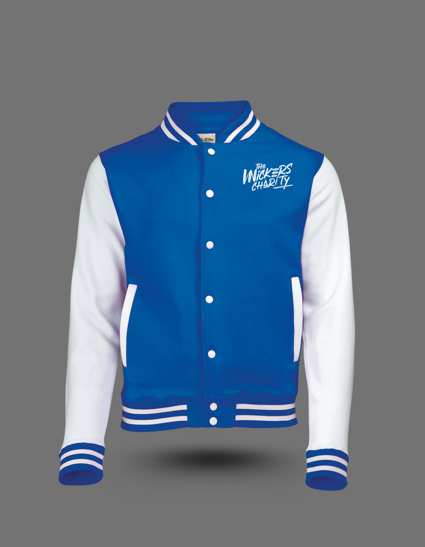 The Wickers Charity 2 Stripes Premium Baseball Jacket