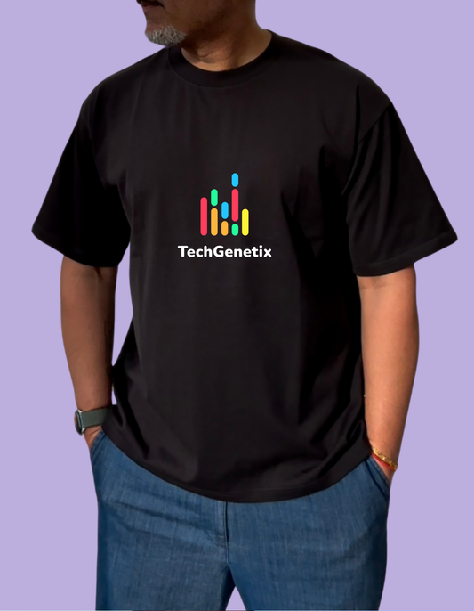TechGenetix Unisex Oversized Premium Cotton T-shirt