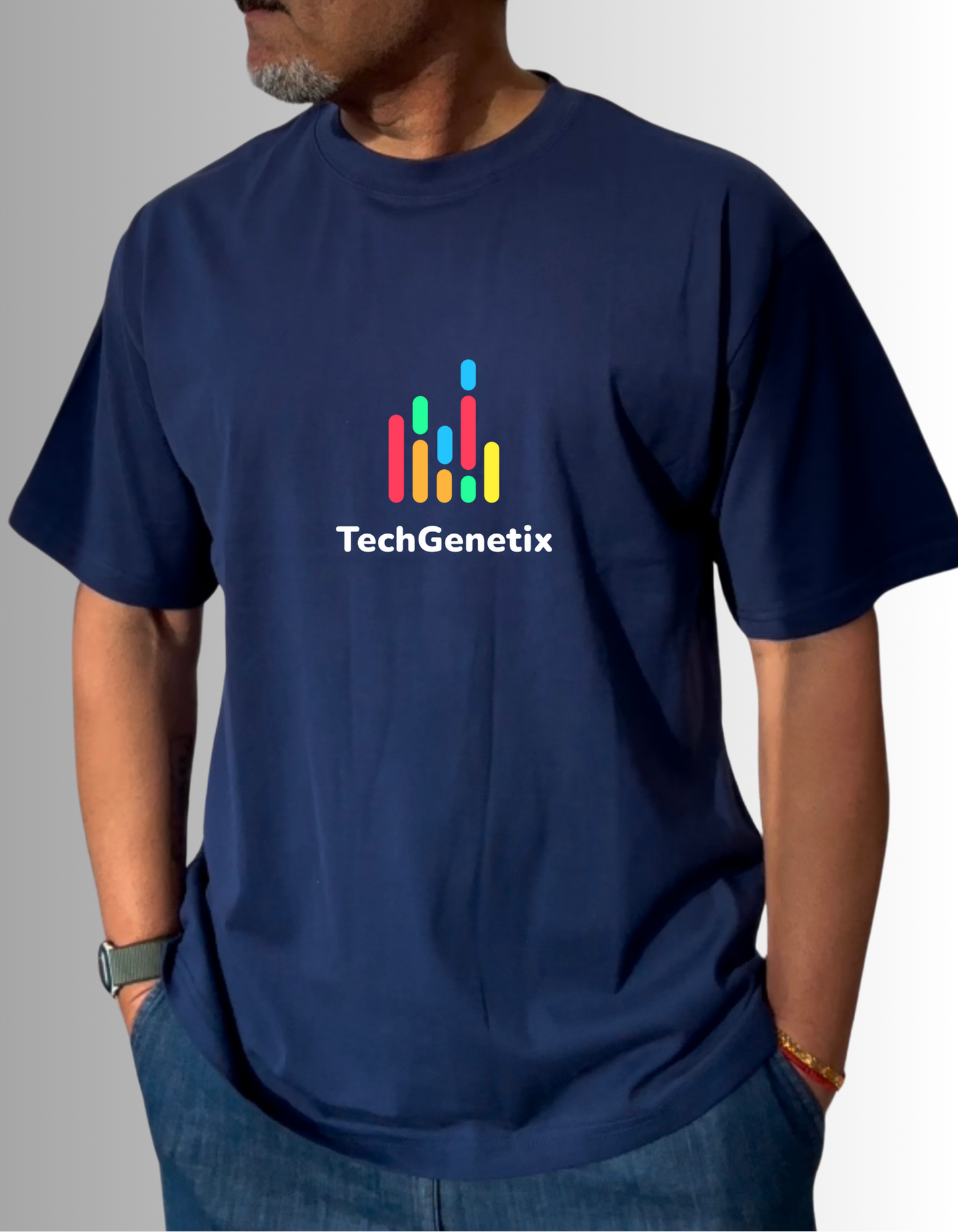 TechGenetix Unisex Oversized Premium Cotton T-shirt