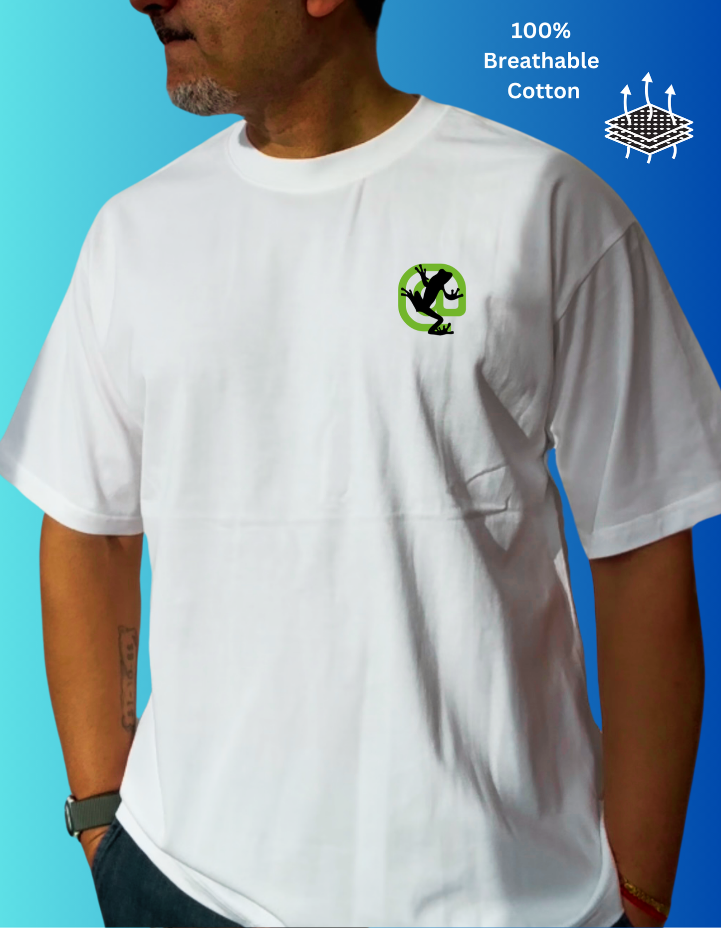 Screaming Frog Unisex Front and Back Branded Premium Cotton T-shirt