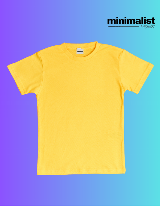 Yellow Kids Cotton T-shirt