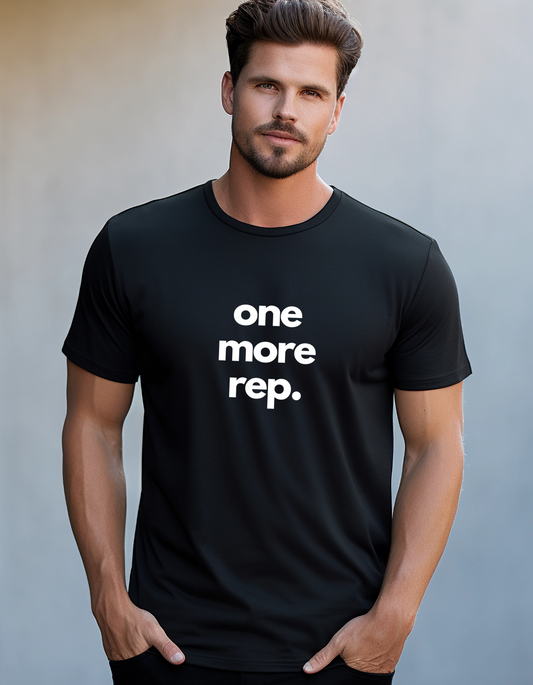 One more rep cotton t-shirt unisex
