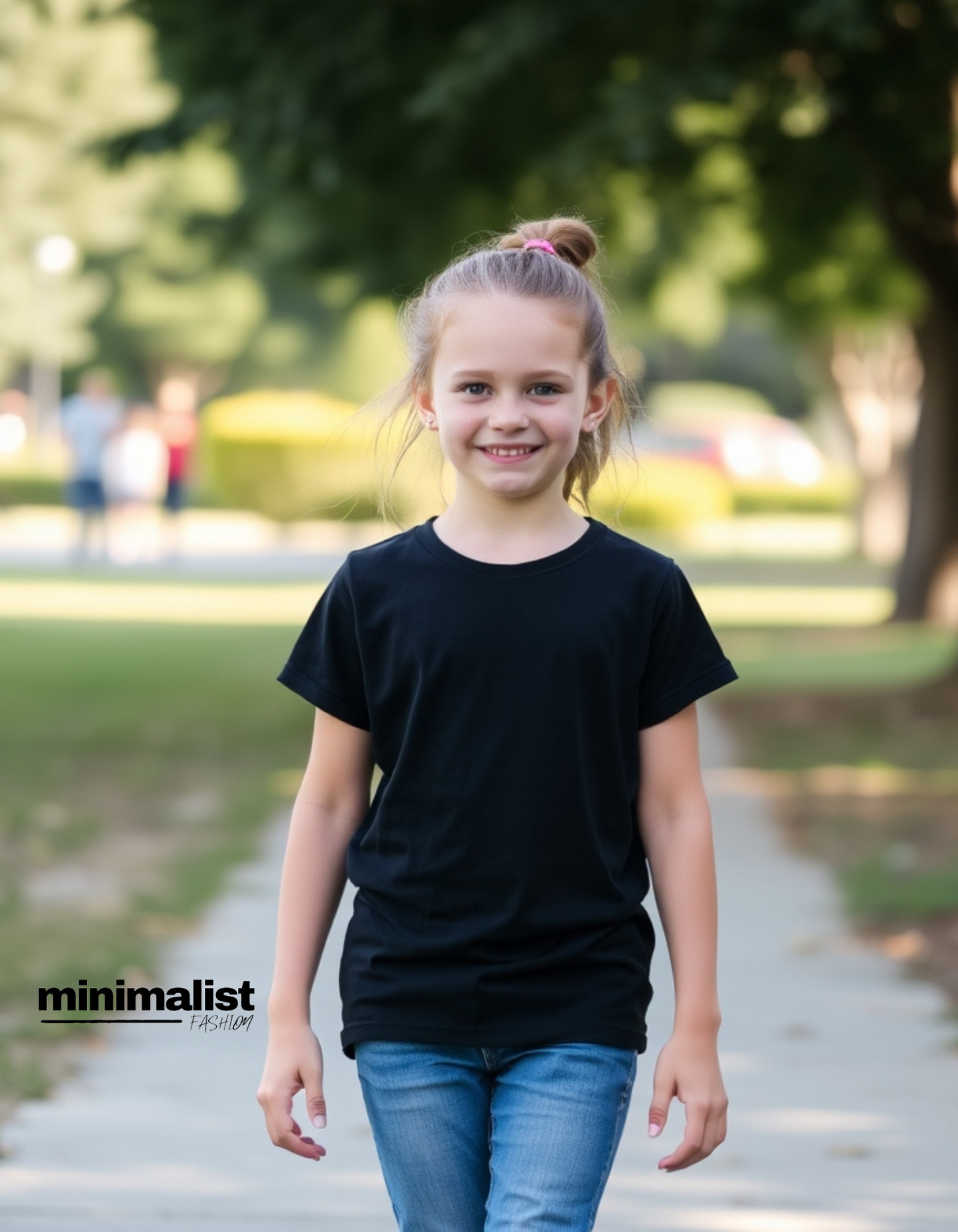 Black Kids Cotton T-shirt