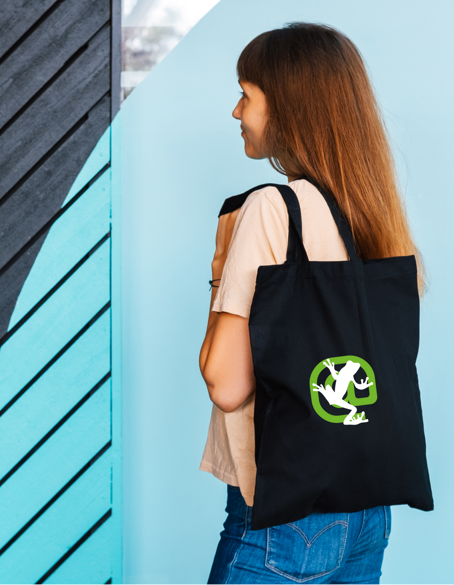 Screaming Frog Tote Woven Cotton Bags