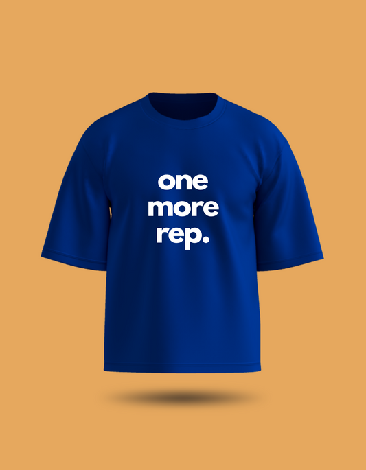 One more rep cotton t-shirt unisex