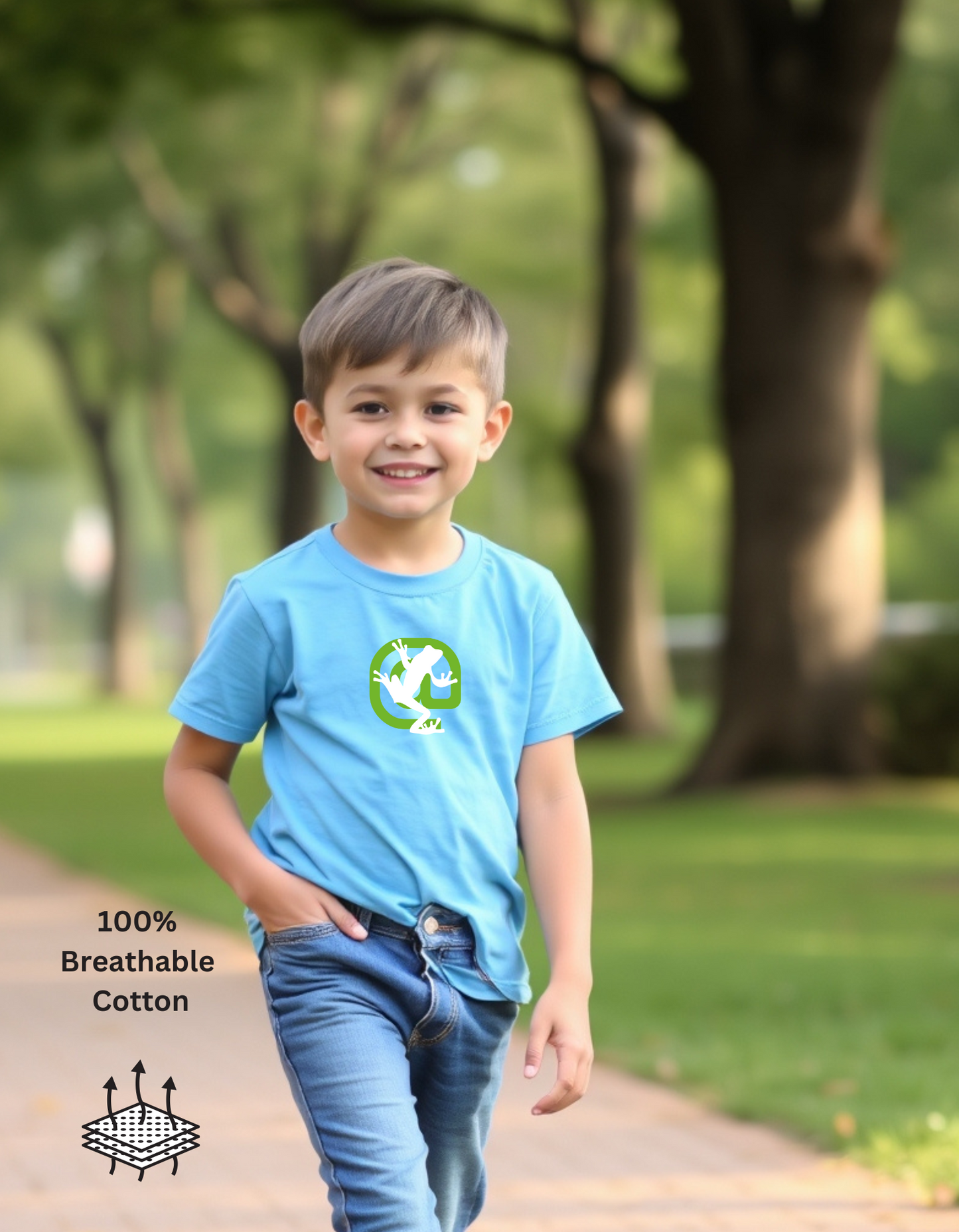 Screaming Frog Kids Premium Cotton T-shirt