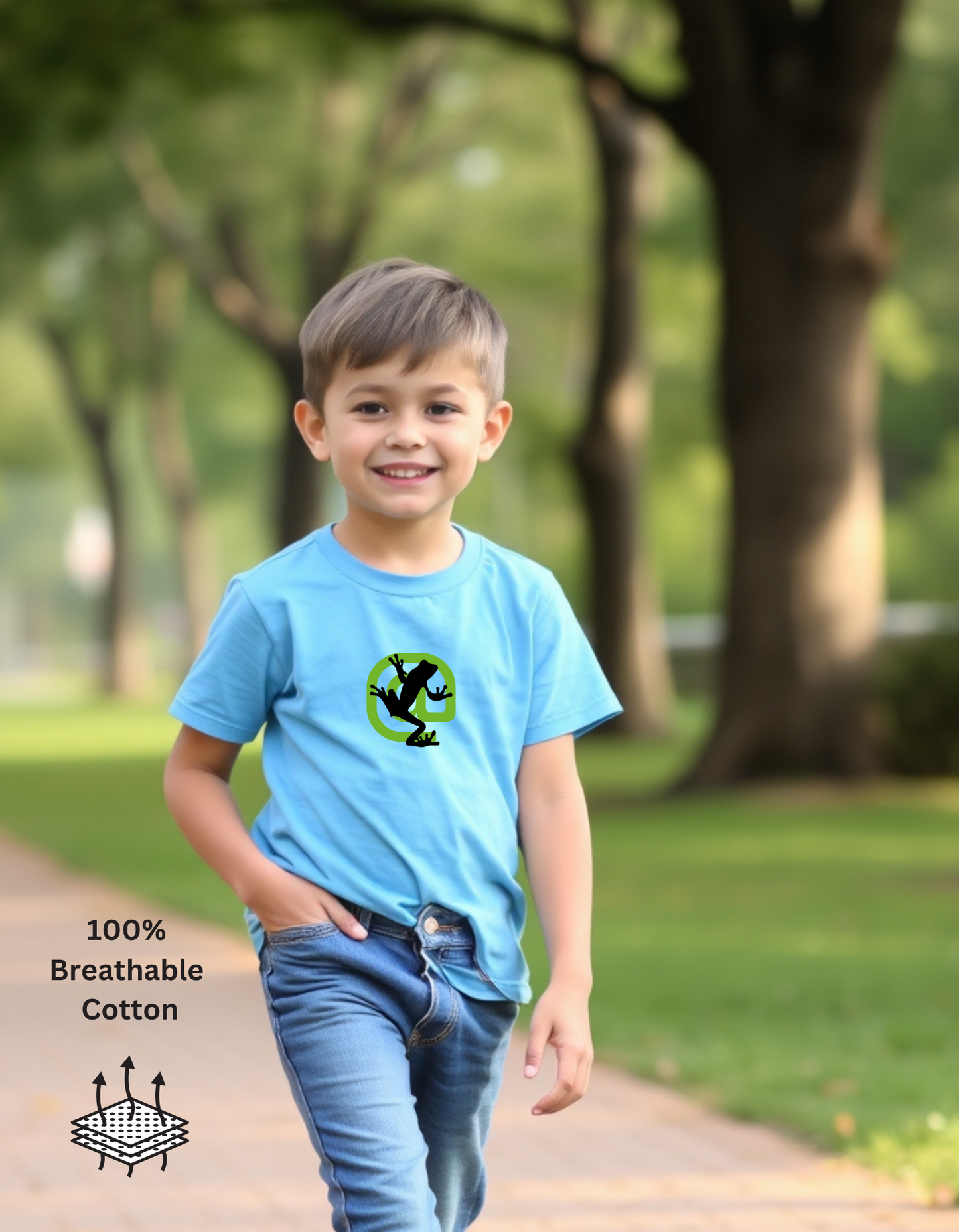 Screaming Frog Kids Premium Cotton T-shirt