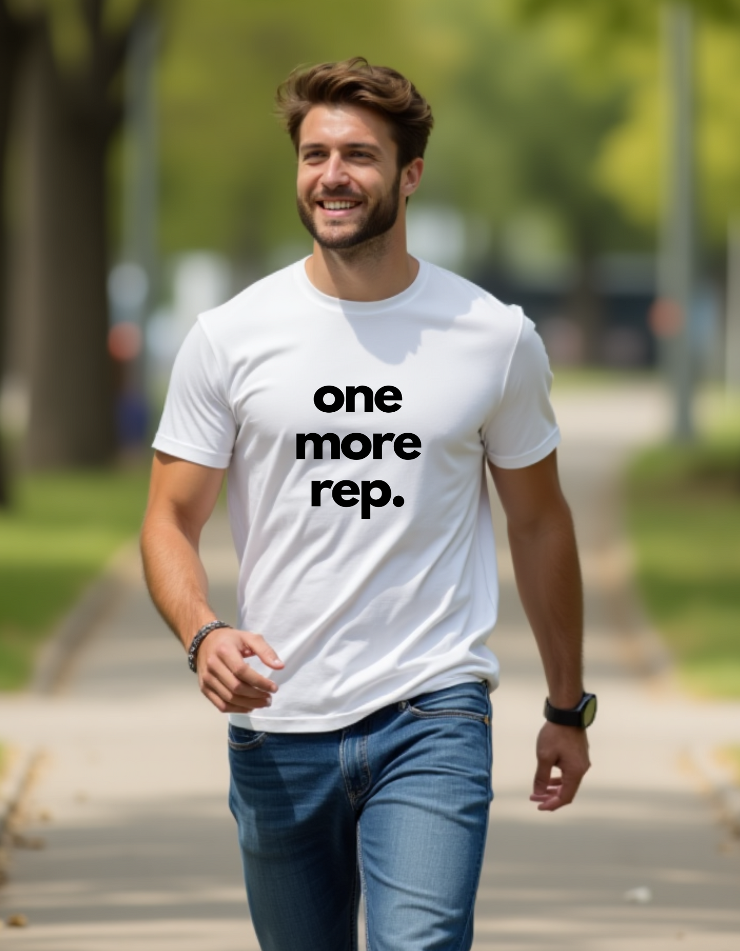 One more rep cotton t-shirt unisex