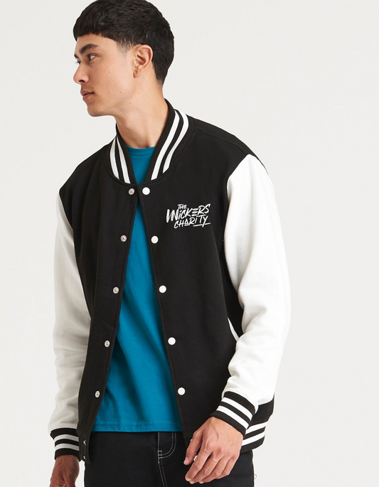 The Wickers Charity 2 Stripes Premium Baseball Jacket