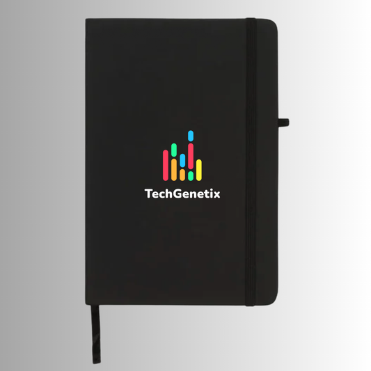 Smooth A5 Branded TechGenetic Notebook