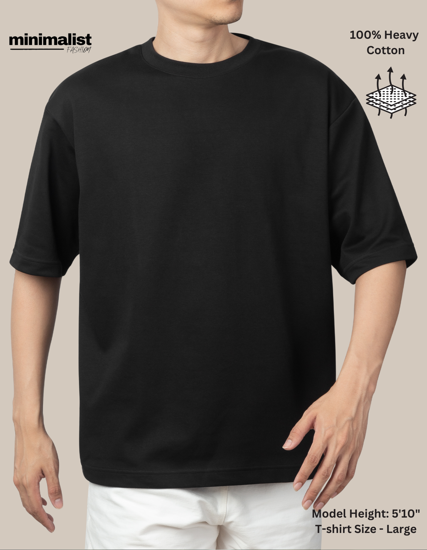 Oversized Cotton T-shirt for Men and Women