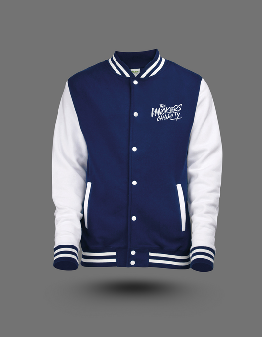 The Wickers Charity 2 Stripes Premium Baseball Jacket