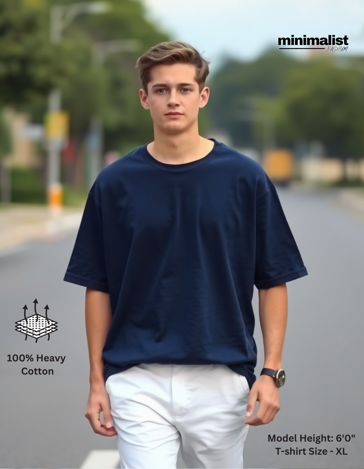 Oversized Cotton T-shirt for Men and Women