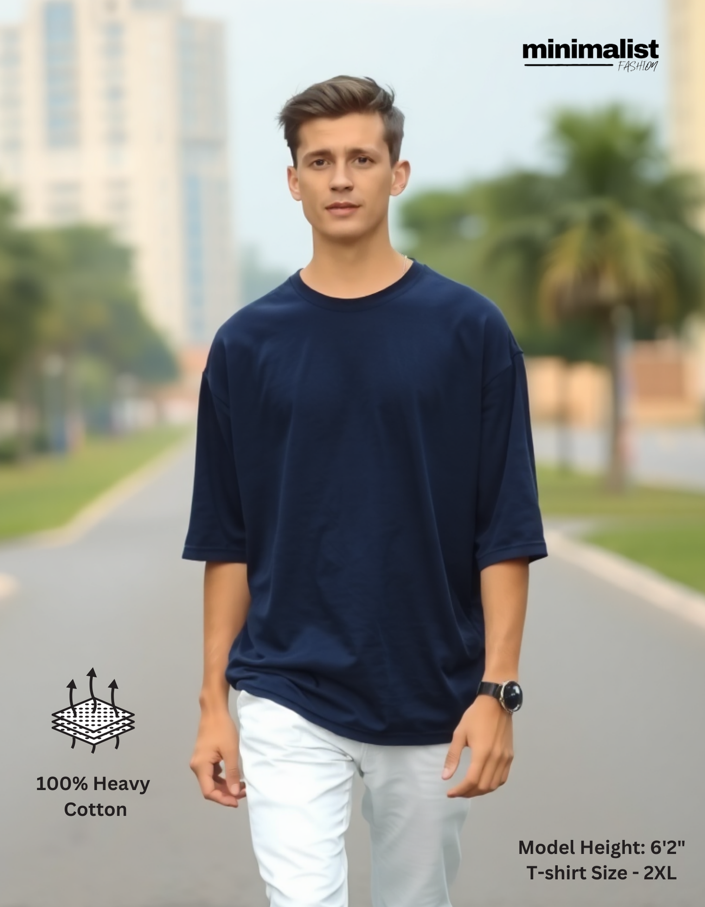 Oversized Cotton T-shirt for Men and Women