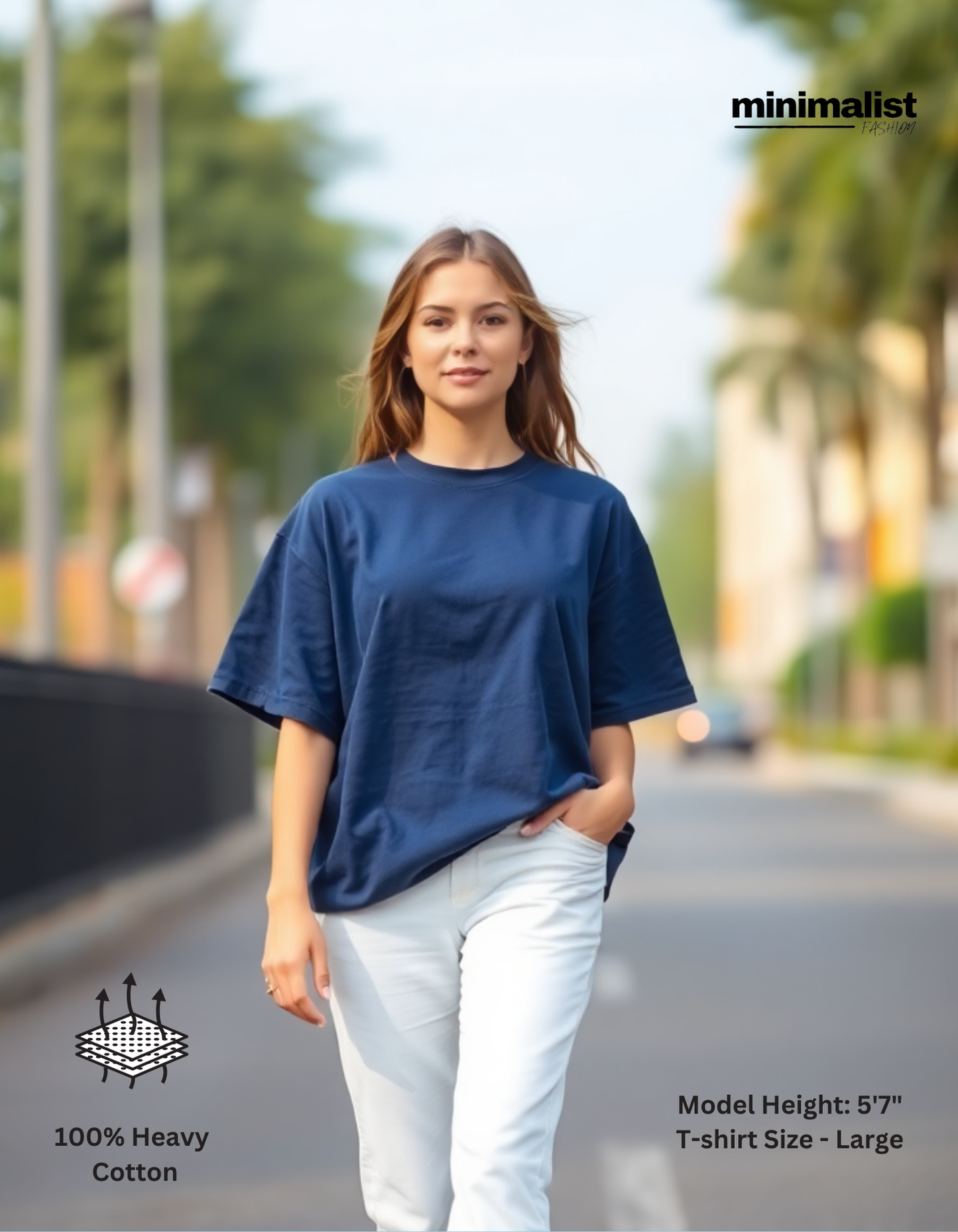 Oversized Cotton T-shirt for Men and Women