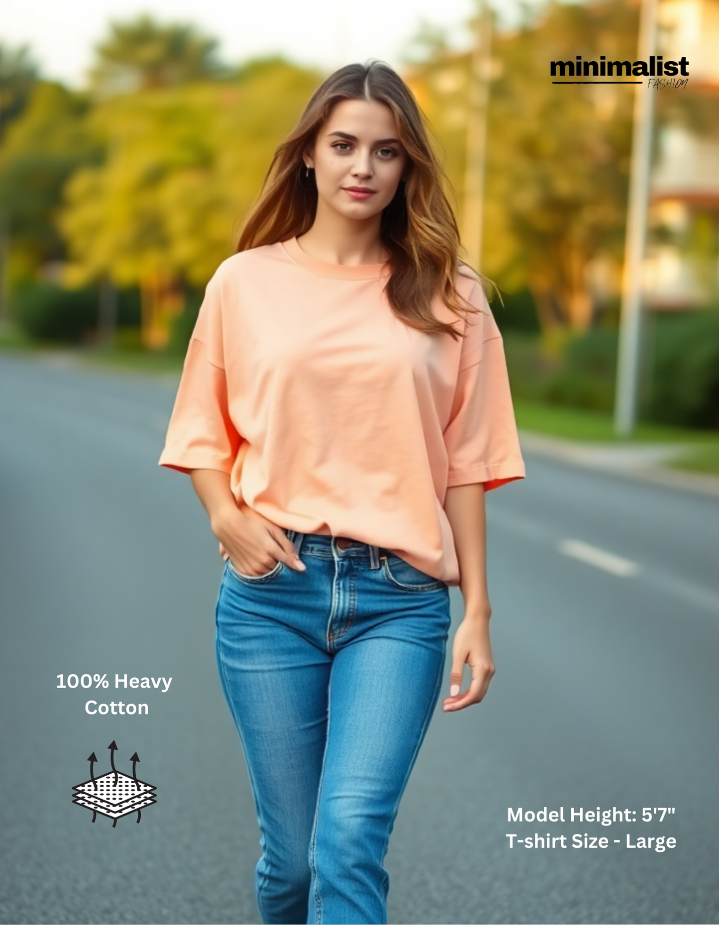 Oversized Cotton T-shirt for Men and Women