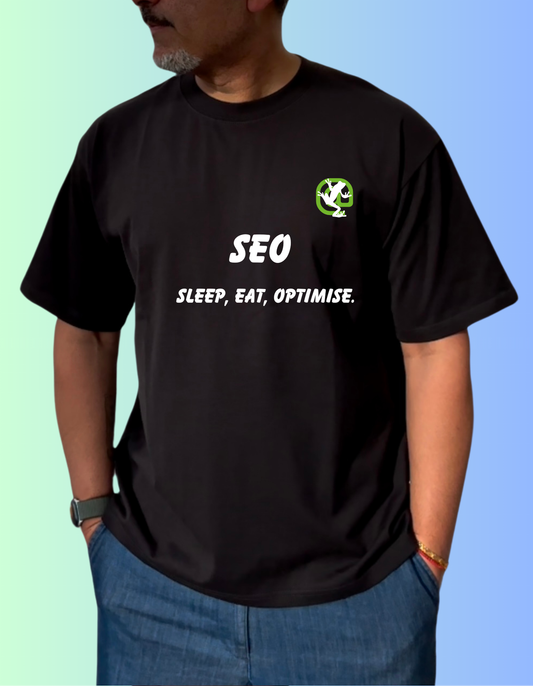 Screaming Frog Unisex Quirky Lines Oversized Premium Cotton T-shirt