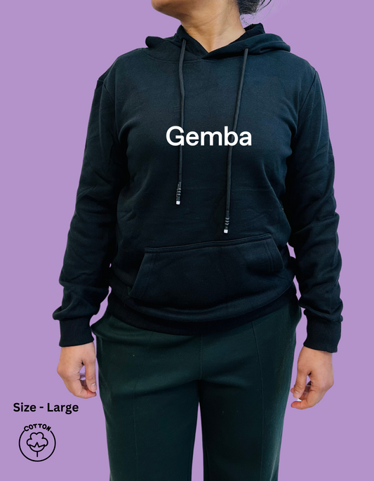 Gemba Women Cotton Hoodies with Fleece Lining