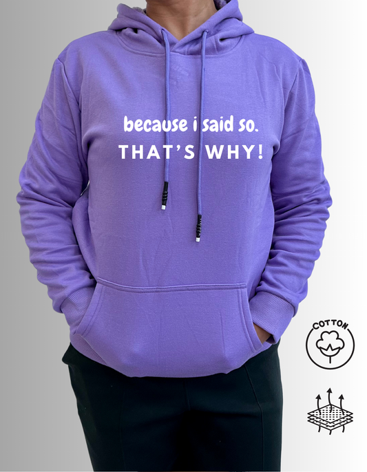 Mothers Day Cotton Hoodies with Fleece Lining for Women