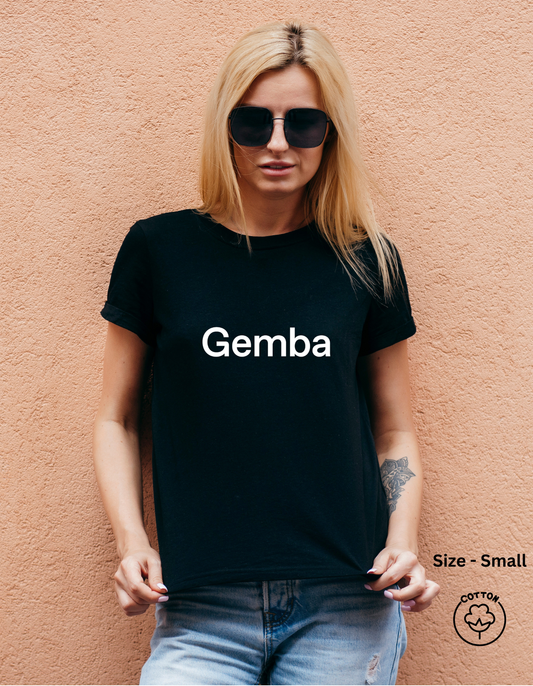 Unisex Gemba Centre Logo Cotton T-shirt