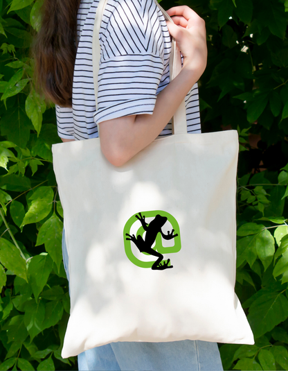 Screaming Frog Tote Woven Cotton Bags