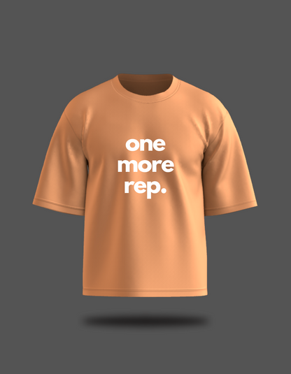 One more rep cotton t-shirt unisex
