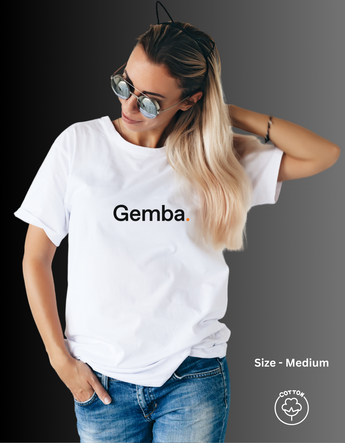 Unisex Gemba Centre Logo Cotton T-shirt